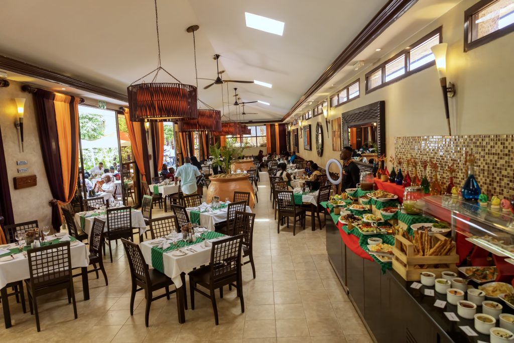 Chapter One Restauran Elgon Terrace Hotel Kampala
