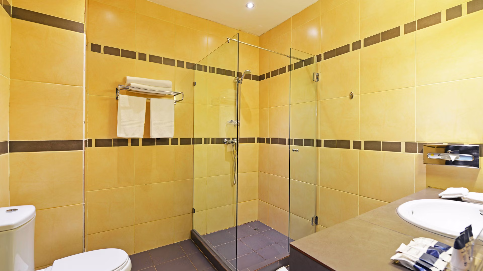 Elgon Terrace Hotel Front Facing room Bathroom