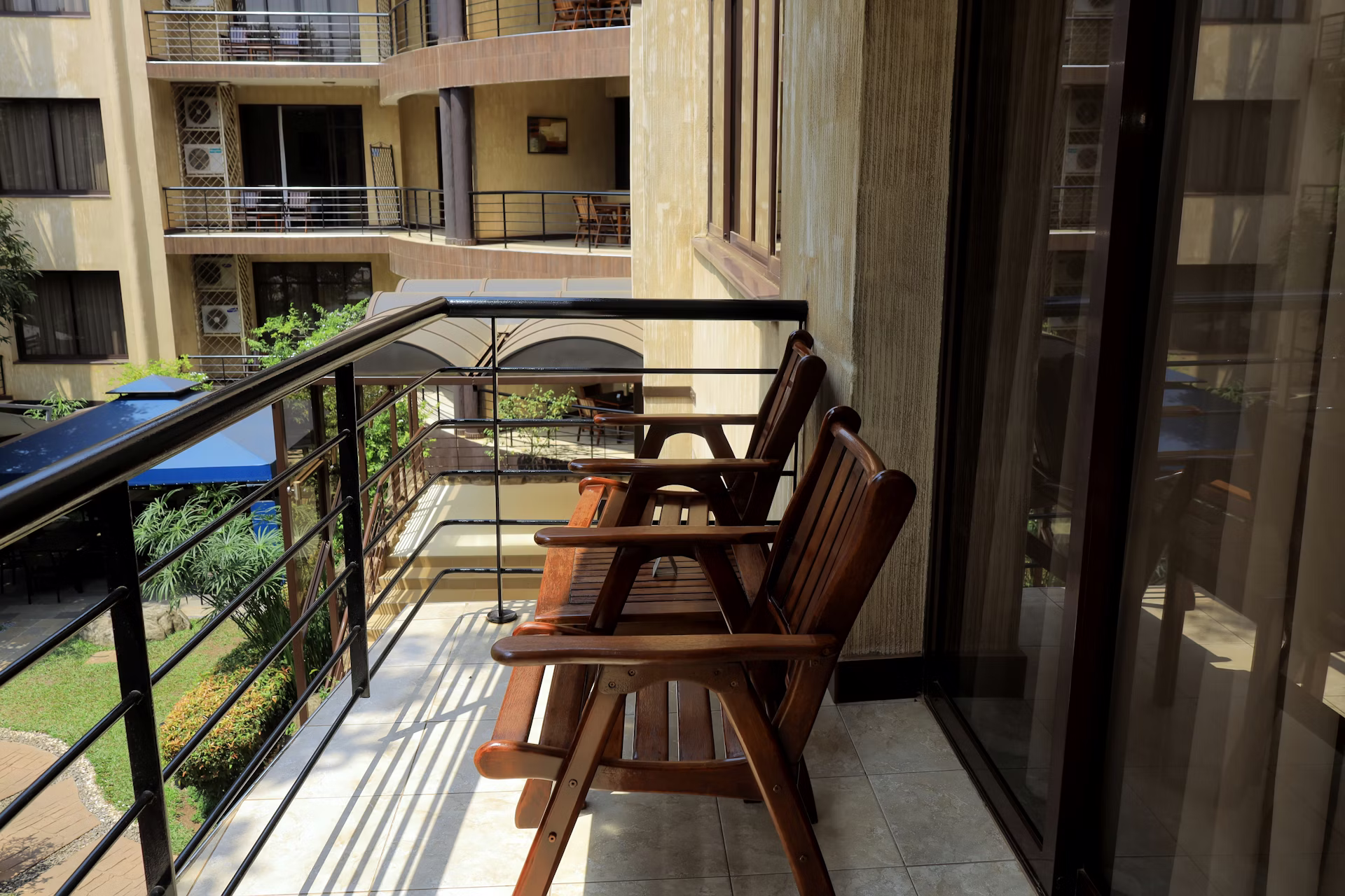 Elgon Terrace hotel Front facing Room